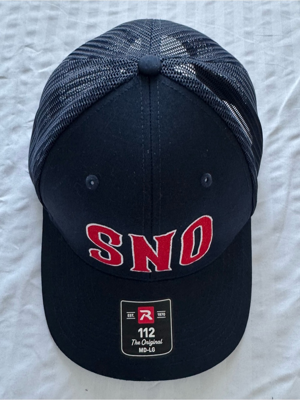 SND Black Trucker Hat with Red Logo